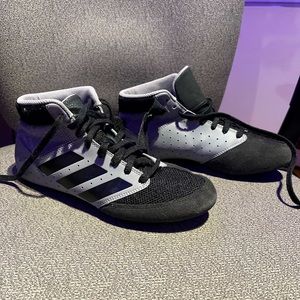 Wolf Grey Adidas Wrestling/ Boxing Shoe